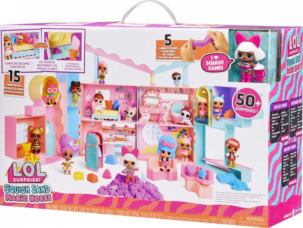 MGA LOL SURPRISE NAMELIS SQUISH SAND MAGIC SU LĖLYTE DIVA