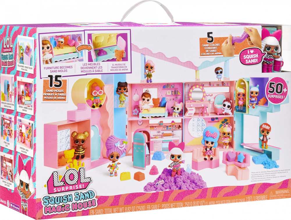 MGA LOL SURPRISE NAMELIS SQUISH SAND MAGIC SU LĖLYTE DIVA