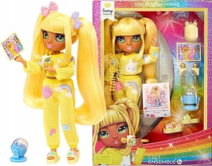 MGA Lėlė Junior High Pižamų Vakarėlio kolekcija Sunny geltona 503682-EUC