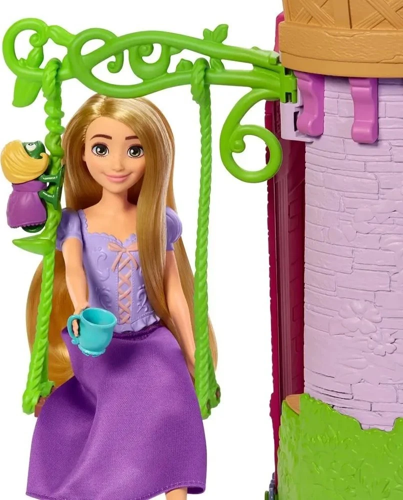DISNEY PRINCESS Lėlės Auksaplaukės ir bokšto rinkinys
