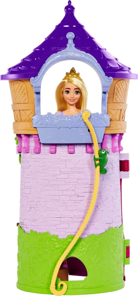 DISNEY PRINCESS Lėlės Auksaplaukės ir bokšto rinkinys