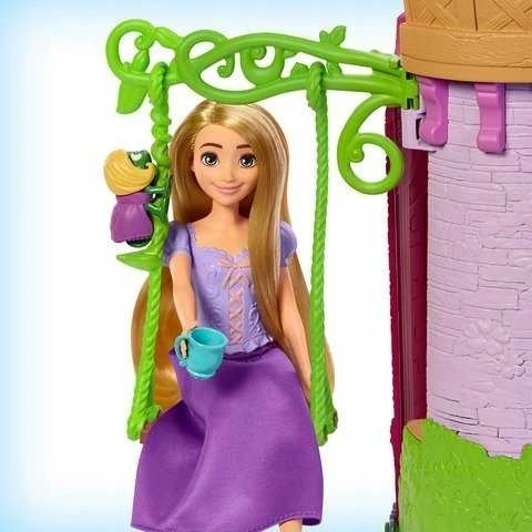 DISNEY PRINCESS Lėlės Auksaplaukės ir bokšto rinkinys