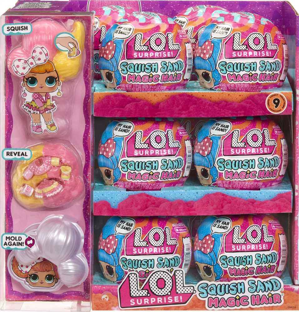 LOL Surprise Lėlė Squish Sand Magic, 10 cm