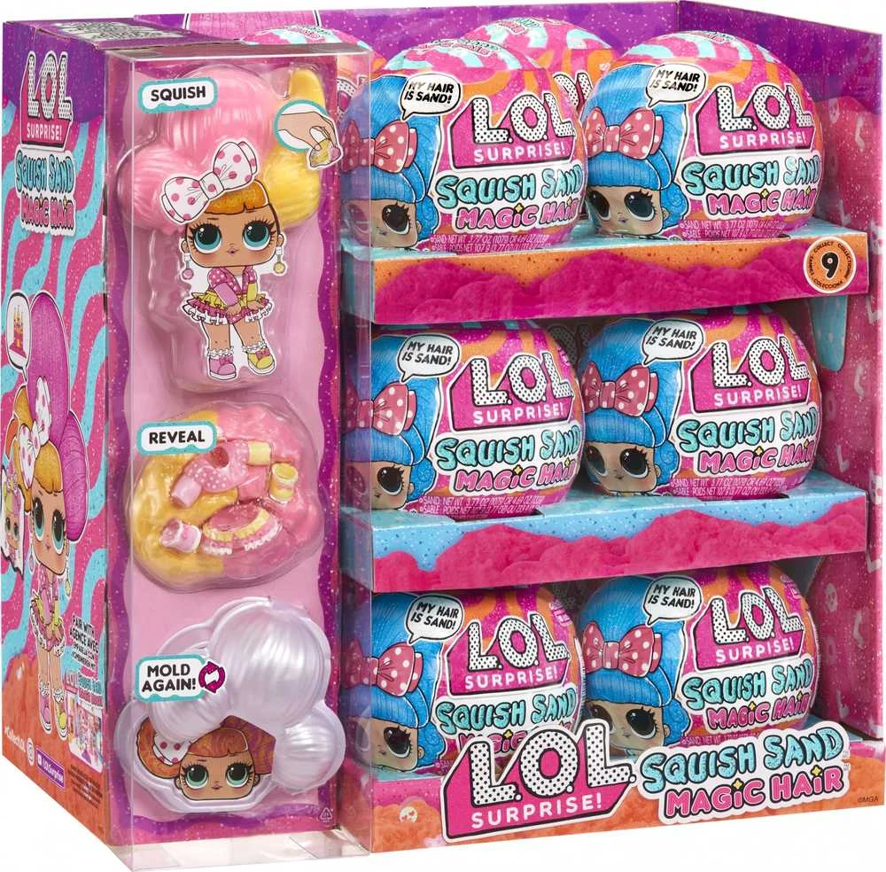LOL Surprise Lėlė Squish Sand Magic, 10 cm