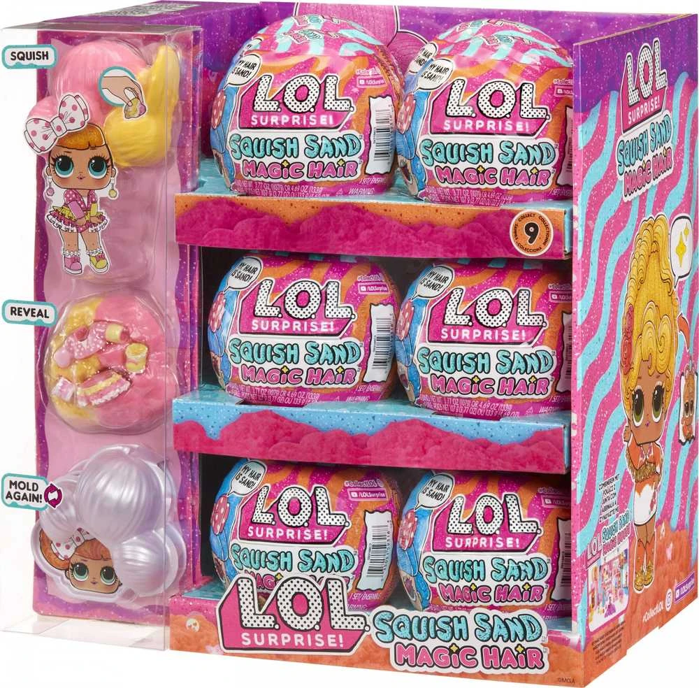 LOL Surprise Lėlė Squish Sand Magic, 10 cm