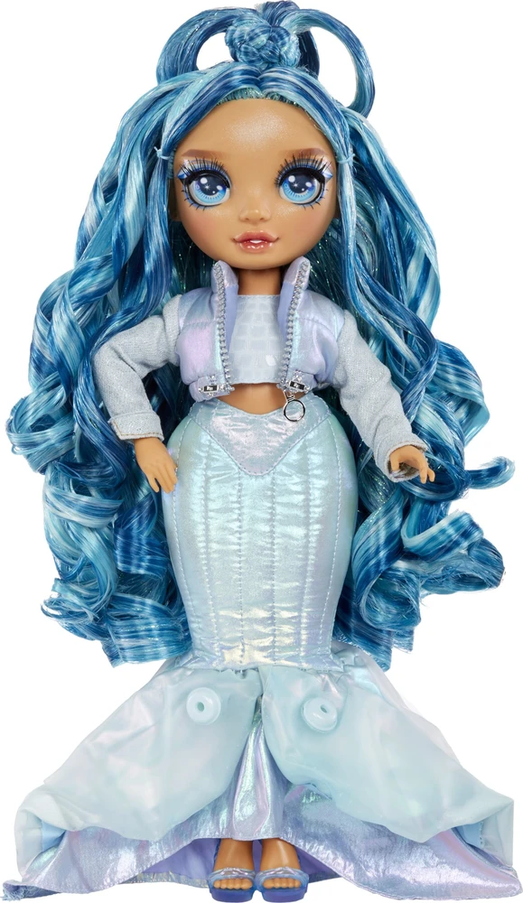 MGA Lėlė Rainbow High Winter Wonderland Skyler mėlyna 120834-EUC
