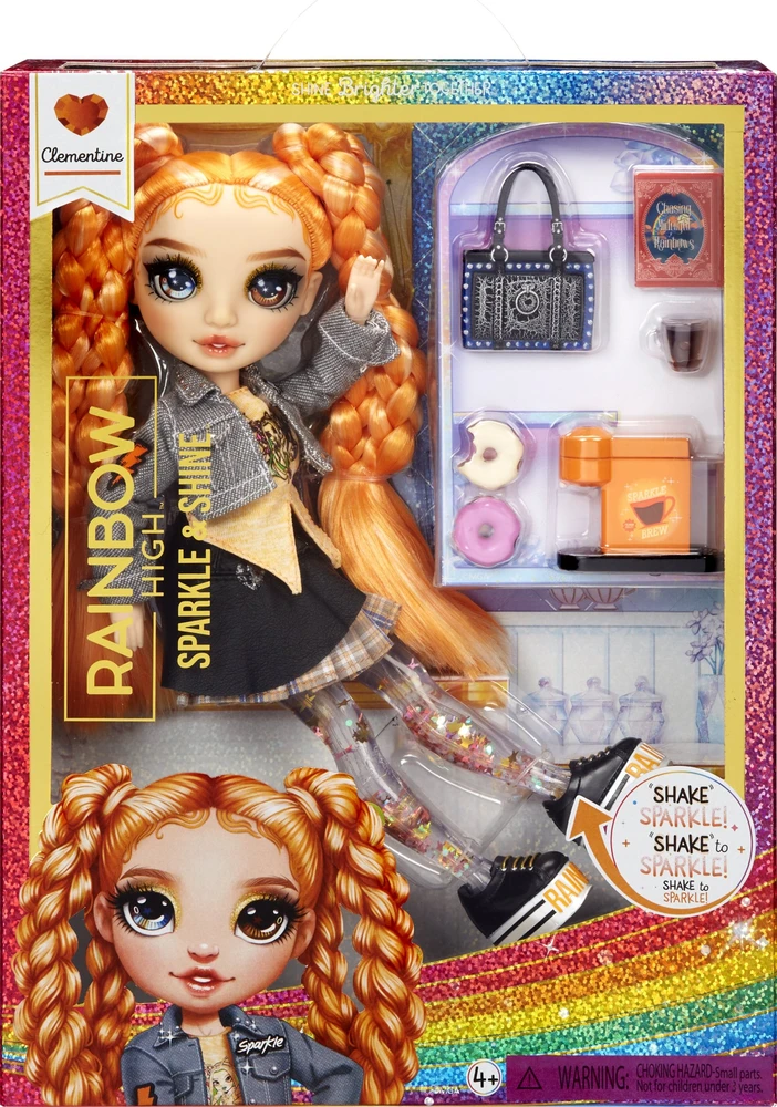 MGA Entertainment „Rainbow High Rainbow High Sparkle & Shine“ mados lėlė – Clementine, lėlė