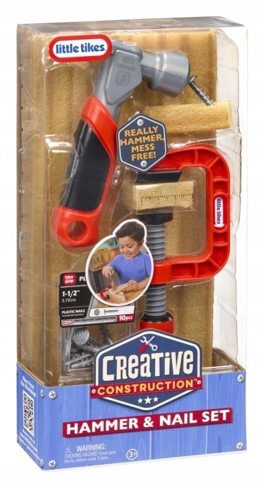 Little Tikes Rinkinys kūrybingas konstruktorius plaktukas ir vinys