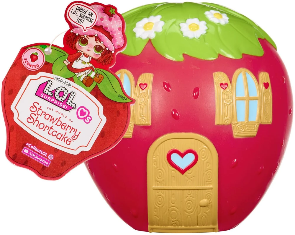 MGA L.O.L. Surprise Loves braškių pyrago Tots lėlytė PDQ 596530-EUC