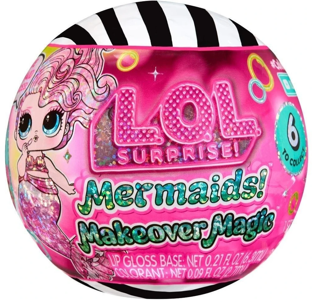 MGA L.O.L. SURPRISE Lėlytė undinėlė MAKEOVER MAGIC