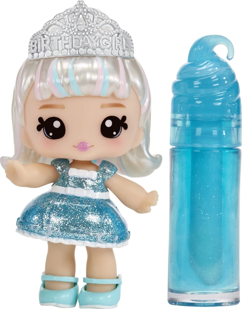 MGA 120704EUC Yummiland Lūpų blizgis Doll- Callie Birthday Cake