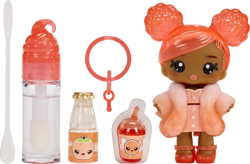 MGA 120759EUC Yummiland Lūpų blizgis Doll- Piper Peach