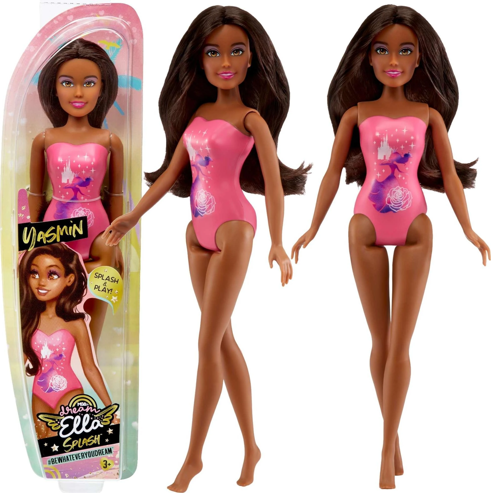 Lėlė Dream Ella Splash Yasmin, rožinė
