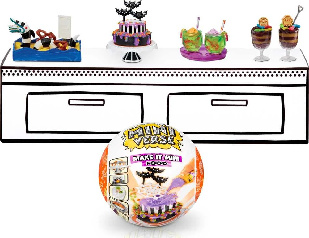 MGA MINIVERSE MAKE IT MINI Rinkinys „Helovino vakarienė“