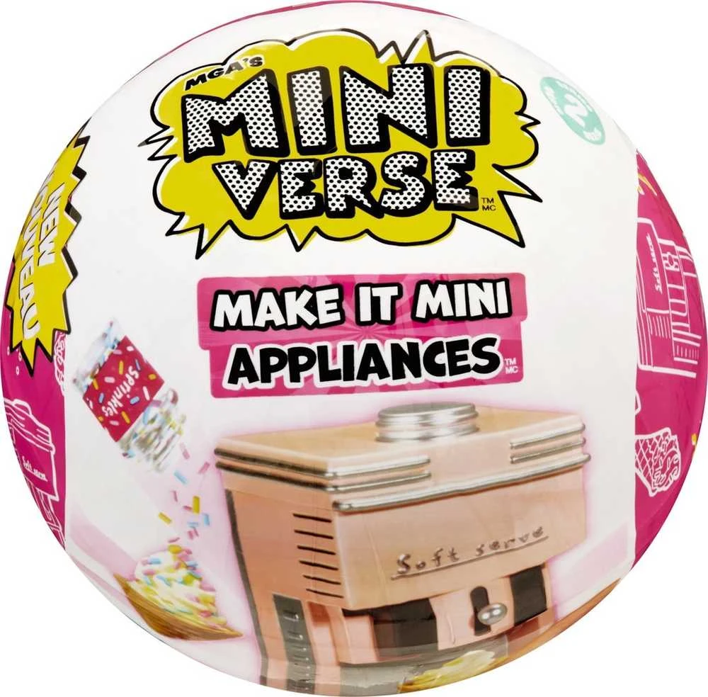 Žaislų rinkinys vaikams MGAs Miniverse Make It Mini Appliances Serija 2 523444 EUC