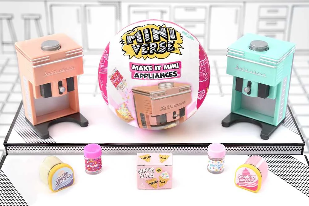 Žaislų rinkinys vaikams MGAs Miniverse Make It Mini Appliances Serija 2 523444 EUC