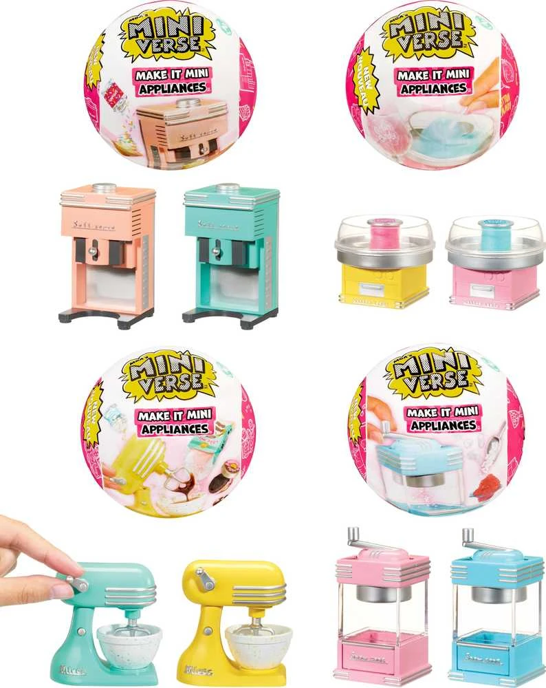 Žaislų rinkinys vaikams MGAs Miniverse Make It Mini Appliances Serija 2 523444 EUC