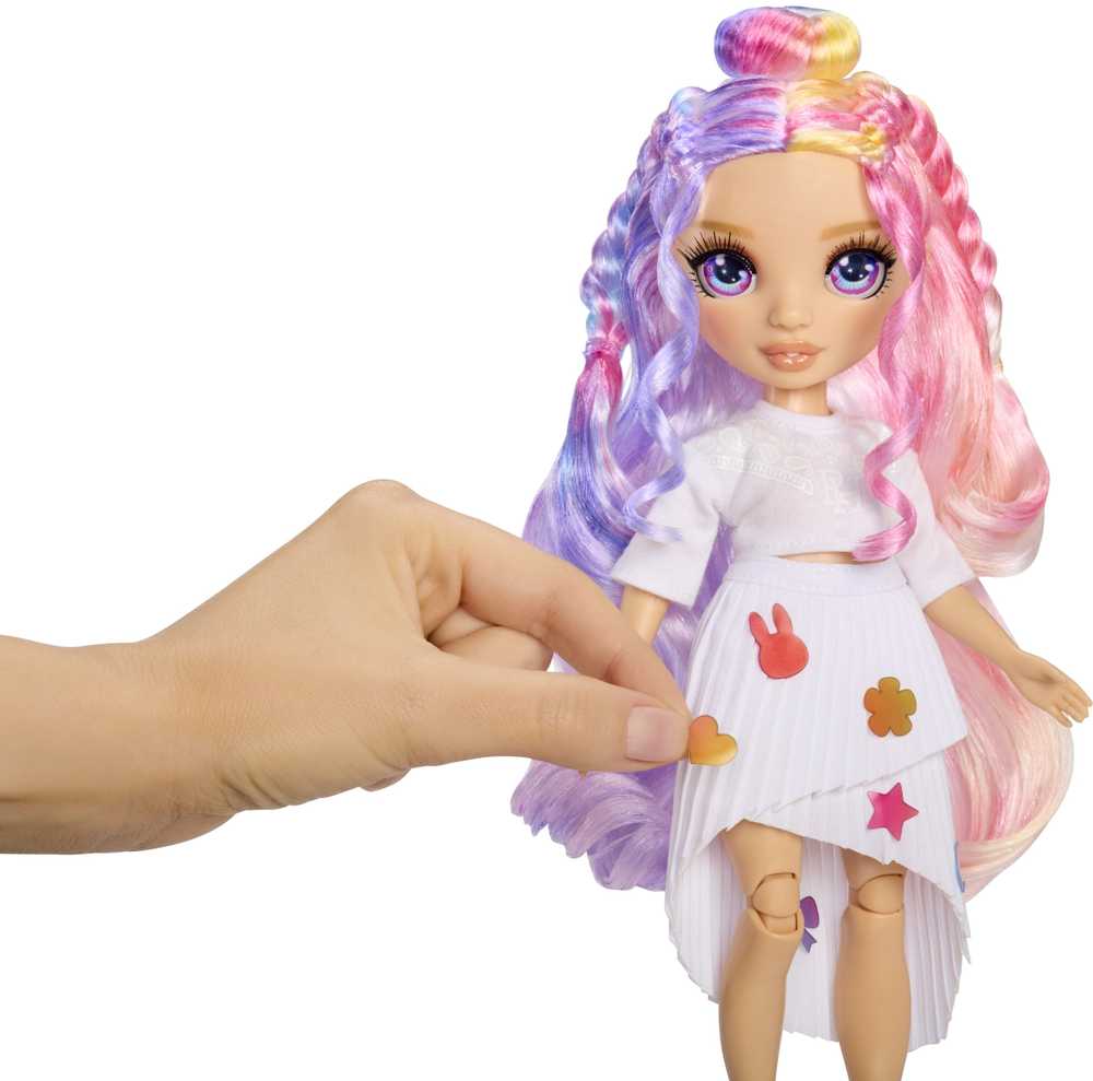Rainbow High Air Brush & Create lėlė – su violetinėmis akimis (543350/3)