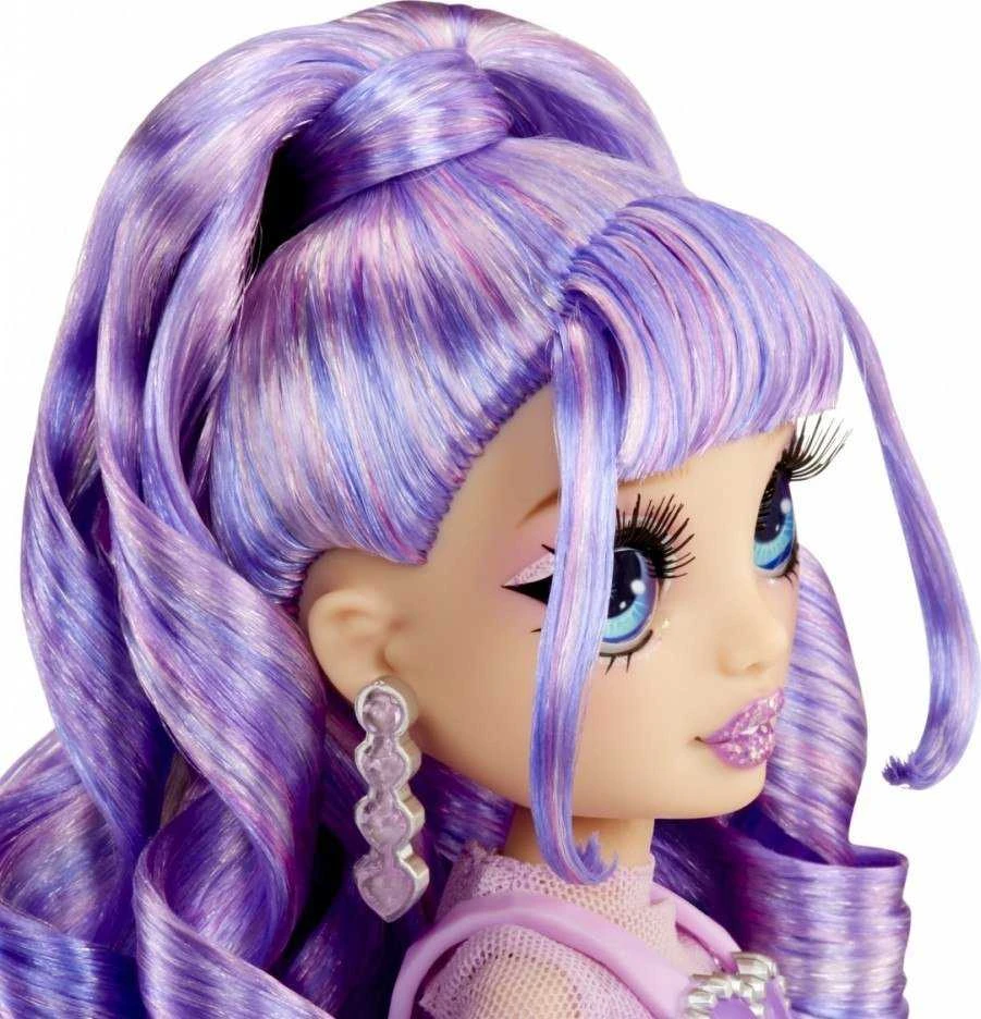 MGA Lėlė 121404-EUC Rainbow High Creative Crystals mados lėlė - violetinė