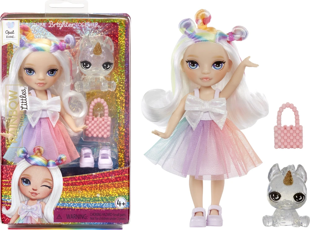 MGA 531203-EUC „Rainbow High Littles“ lėlės – opalas (vaivorykštė)