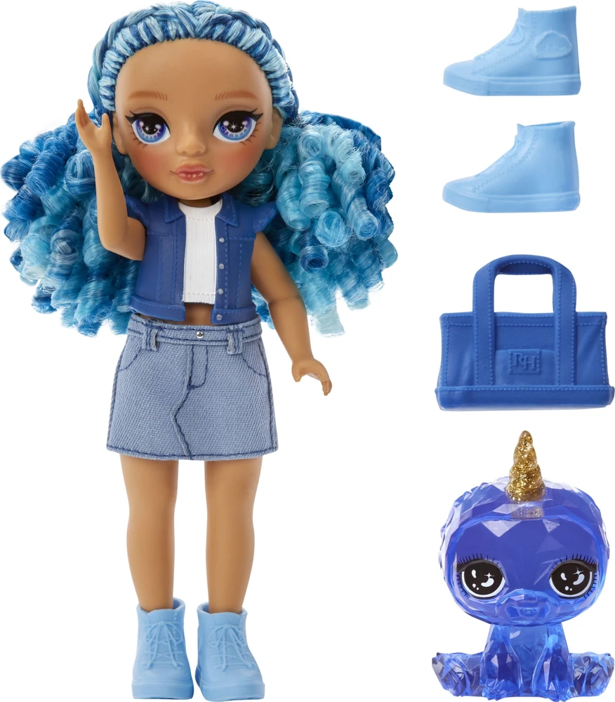 MGA Rainbow High Littles lėlė Sapphire mėlyna 531197-EUC