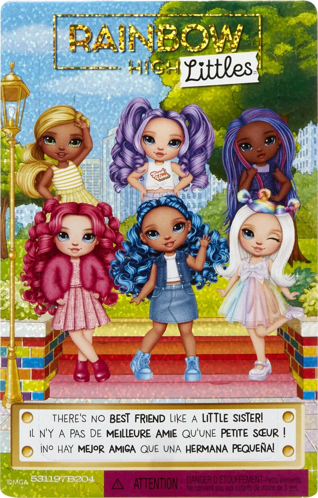 MGA Rainbow High Littles lėlė Sapphire mėlyna 531197-EUC