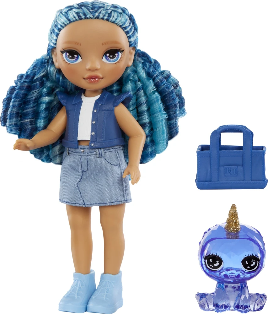 MGA Rainbow High Littles lėlė Sapphire mėlyna 531197-EUC