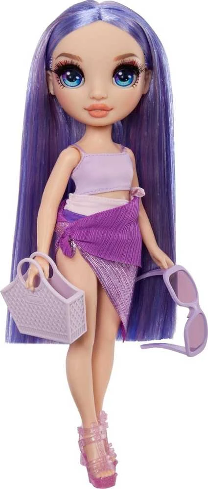 Rainbow High Swim & Style Violet Pur lėlė (507314/120377)