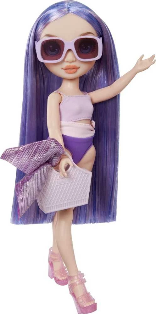 Rainbow High Swim & Style Violet Pur lėlė (507314/120377)