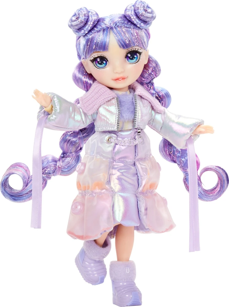 MGA 120865-EUC „Rainbow High Winter Wonderland“ lėlė – violetinė