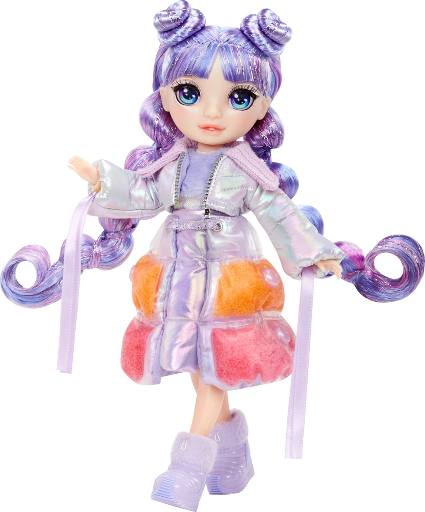 MGA 120865-EUC „Rainbow High Winter Wonderland“ lėlė – violetinė