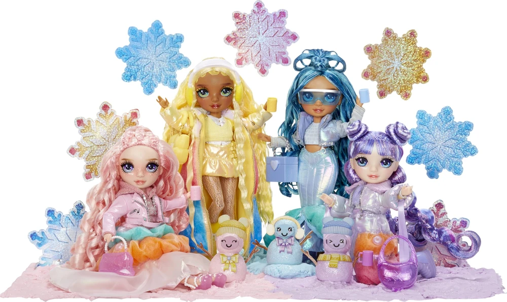 MGA 120865-EUC „Rainbow High Winter Wonderland“ lėlė – violetinė