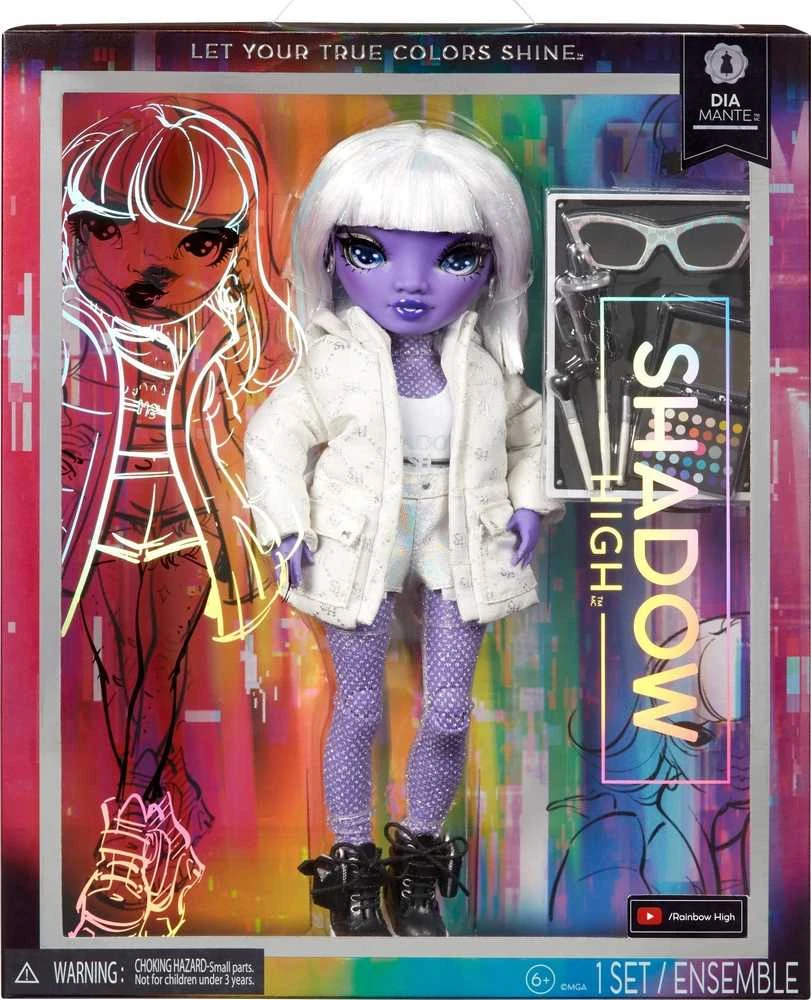 Rainbow High L.O.L Surprise Light Shadow High S23 Fashion Doll - Dia Mante