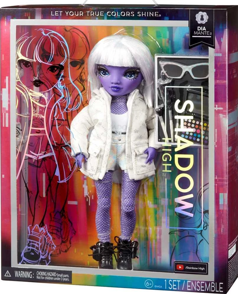 Rainbow High L.O.L Surprise Light Shadow High S23 Fashion Doll - Dia Mante