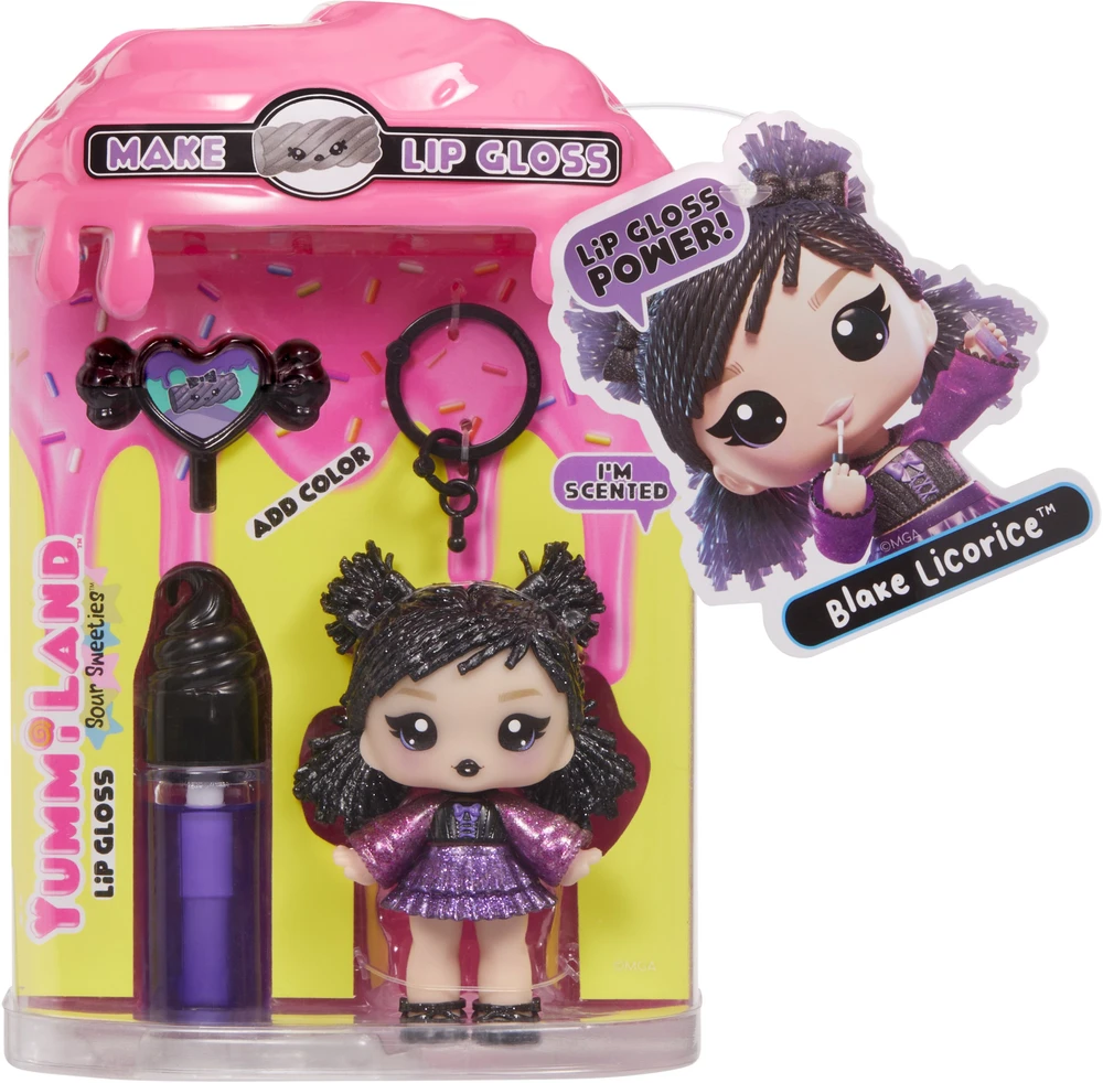 MGA Yummiland lūpų blizgis Sour Sweeties Blake Licorice