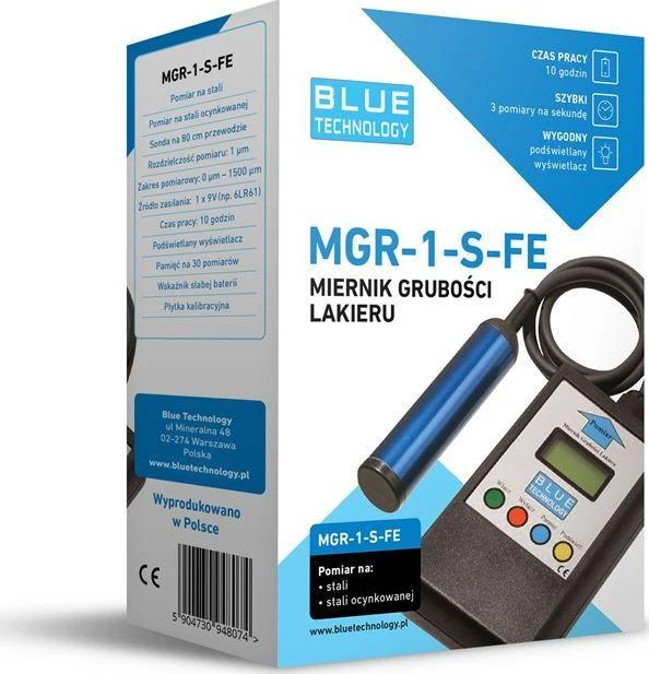 Blue Technology Mėlyna Technology Dažų storio matuoklis MGR-1-S-FE