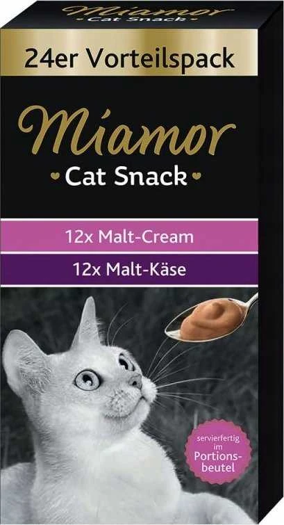 CREAM MIAMOR Cat Kreminis Malt - cat treats - 24x15g