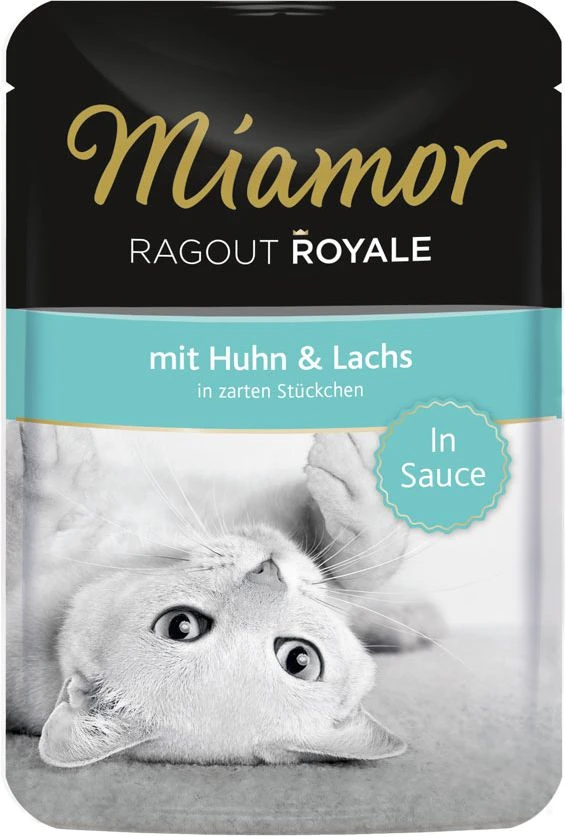 Kačių Maistas - MIAMOR Ragout Royale Suaugusiųjų Mišinys padaže 12x100g Be Grūdų