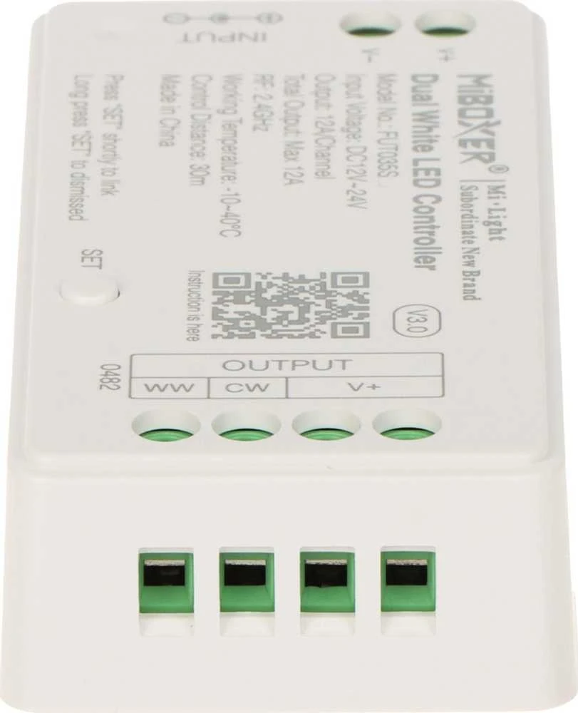 STEROWNIK OŚWIETLENIA LED FUT035S 2.4 GHz, CCT 12 ... 24 V DC MiBOXER / Mi-Light