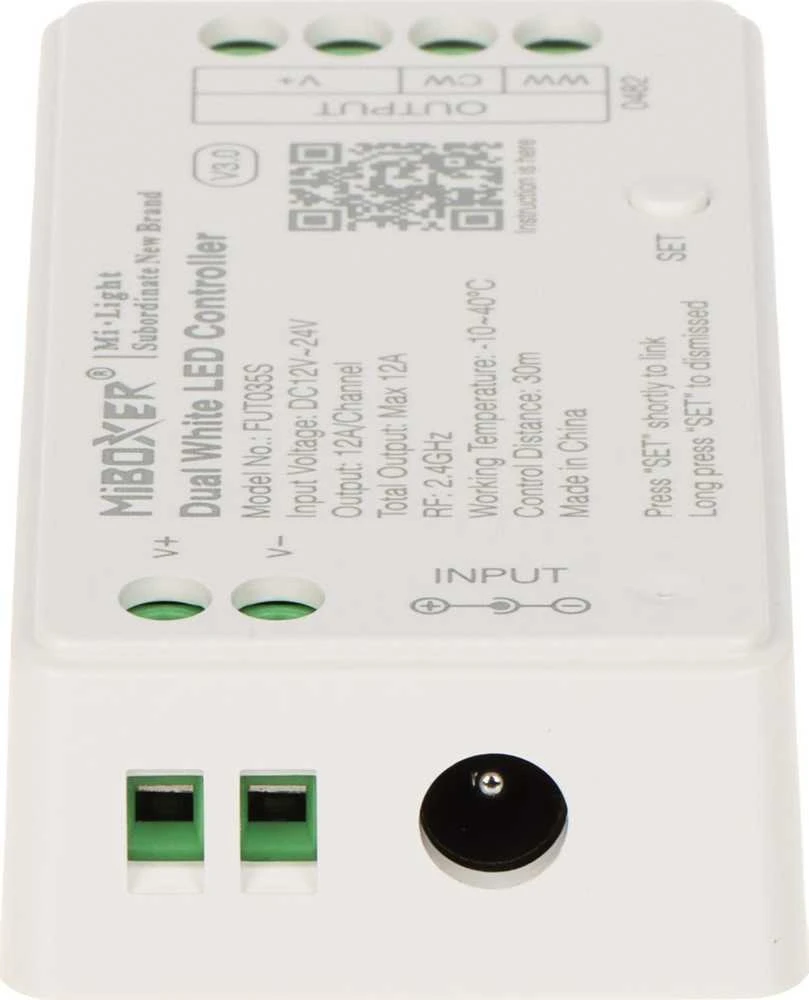 STEROWNIK OŚWIETLENIA LED FUT035S 2.4 GHz, CCT 12 ... 24 V DC MiBOXER / Mi-Light