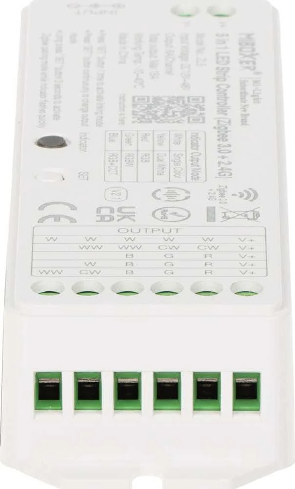 MiBoxer LED apšvietimo valdiklis ZigBee, ZL5 Wi-Fi, 2.4 GHz, RGBCCT (RGBWW) 12... 48V DC / Mi-Light