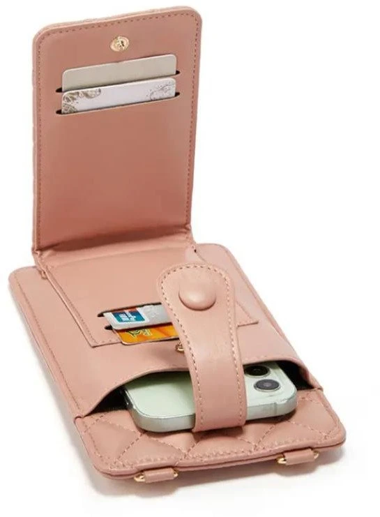 Dėklas TFO Telforceone Dygsniuotas telefono krepšys 19*10,5*2CM rožinis