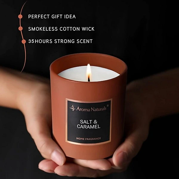 Michelin Aroma Naturals, Salt & Caramel, aromatinė žvakė, 215 g Unisex