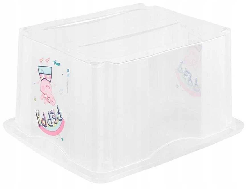 KEEEPER daiktadėžė su dangčiu PEPPA PIG, 24 L, 42.5x35.5x22.5 cm., 1223700119400