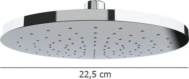Apvalių lubų lietaus dušas, Ø225 mm, WENKO
