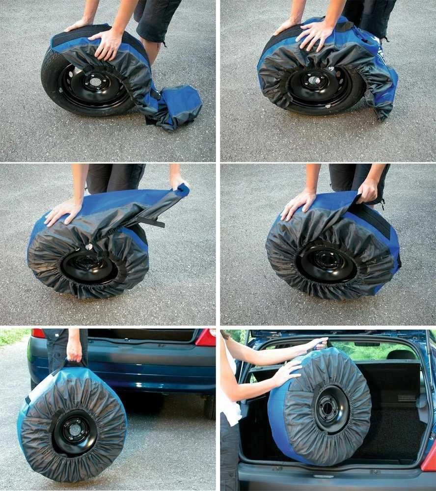 Michelin ratų/padangų saugojimo danga – Mėlyna, nailonas, tinka iki 19"