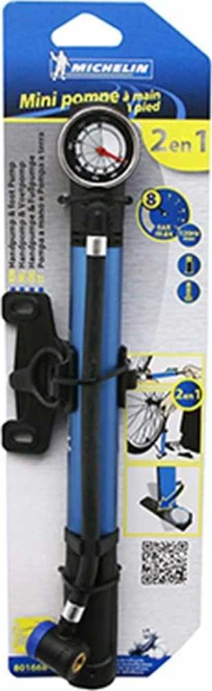 Michelin dviratinė mini pompa su manometru