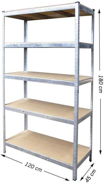 Haushalt Sandėliavimo lentyna Vagner SDH T21A, 120 x 45 x 180 cm, 5 lentynos