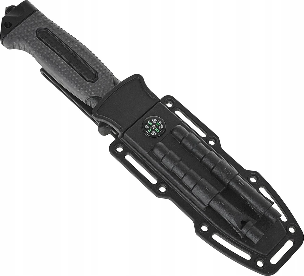 Michelin Taktinis peilis 275/135mm su dėklu Juodas SURVIVAL SERIES (6/24)