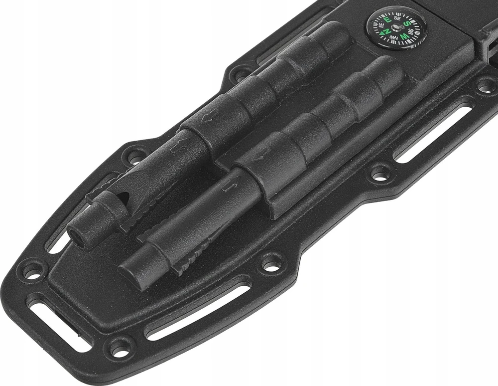 Michelin Taktinis peilis 275/135mm su dėklu Juodas SURVIVAL SERIES (6/24)